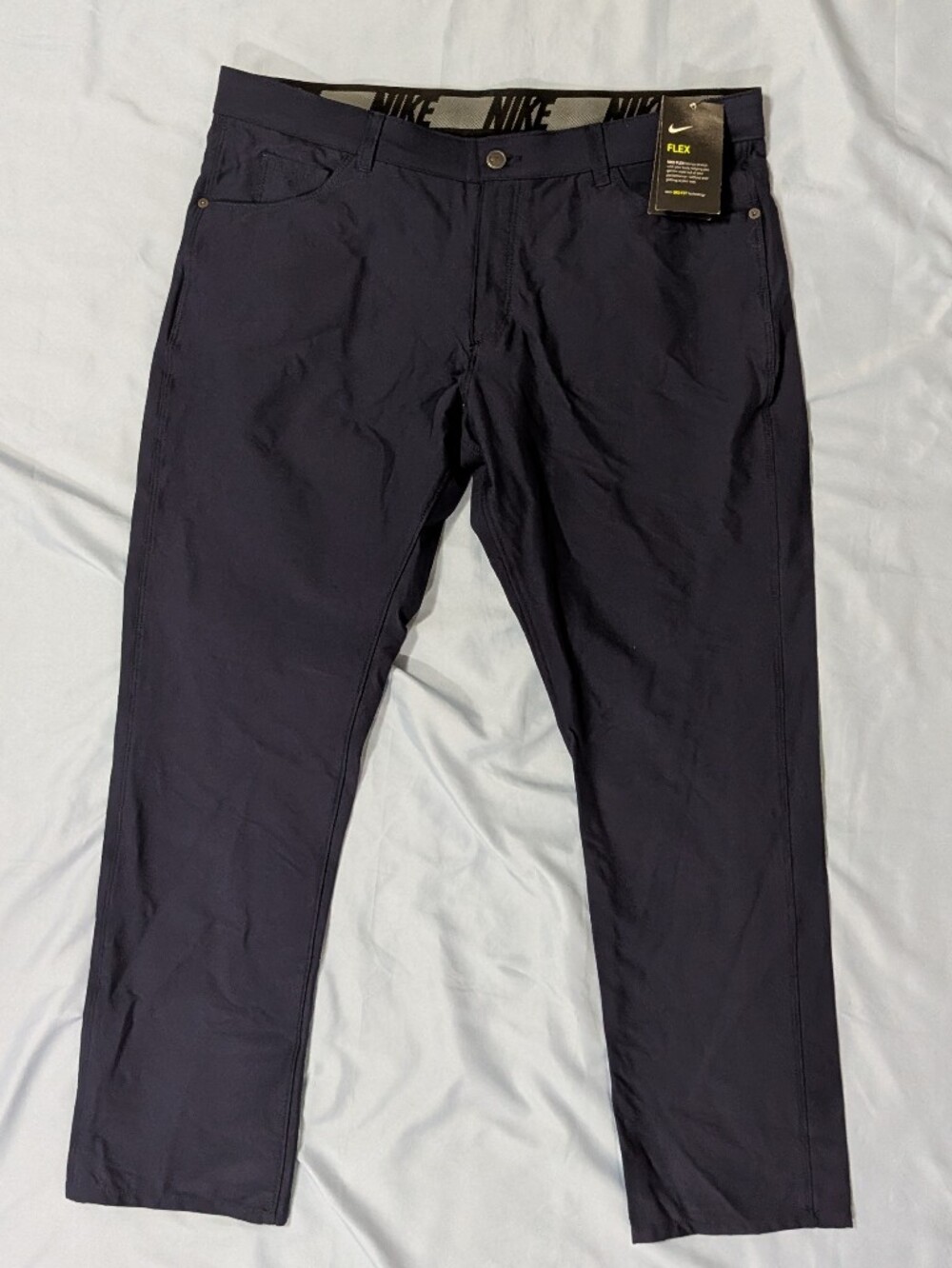 Nike Flex Slim Fit 6-Pocket Golf Pants Obsidian Navy Blue 36x30 BV0278-451 NWT